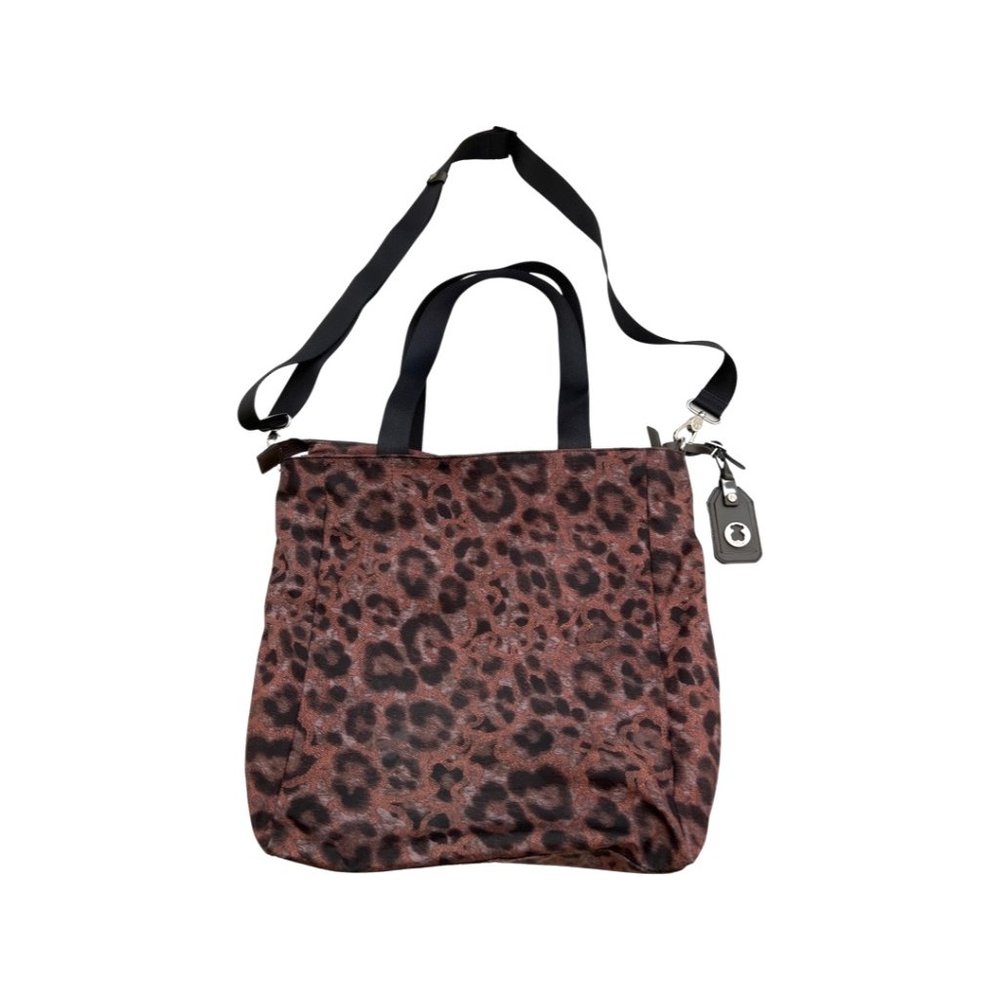 TOUS  Animal Print Nylon Cross Body Bag
